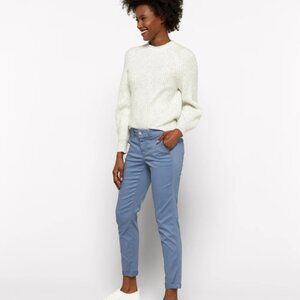 41 Hawthorn Rosabel Mid Rise Skinny Cuffed Pant in Light Blue